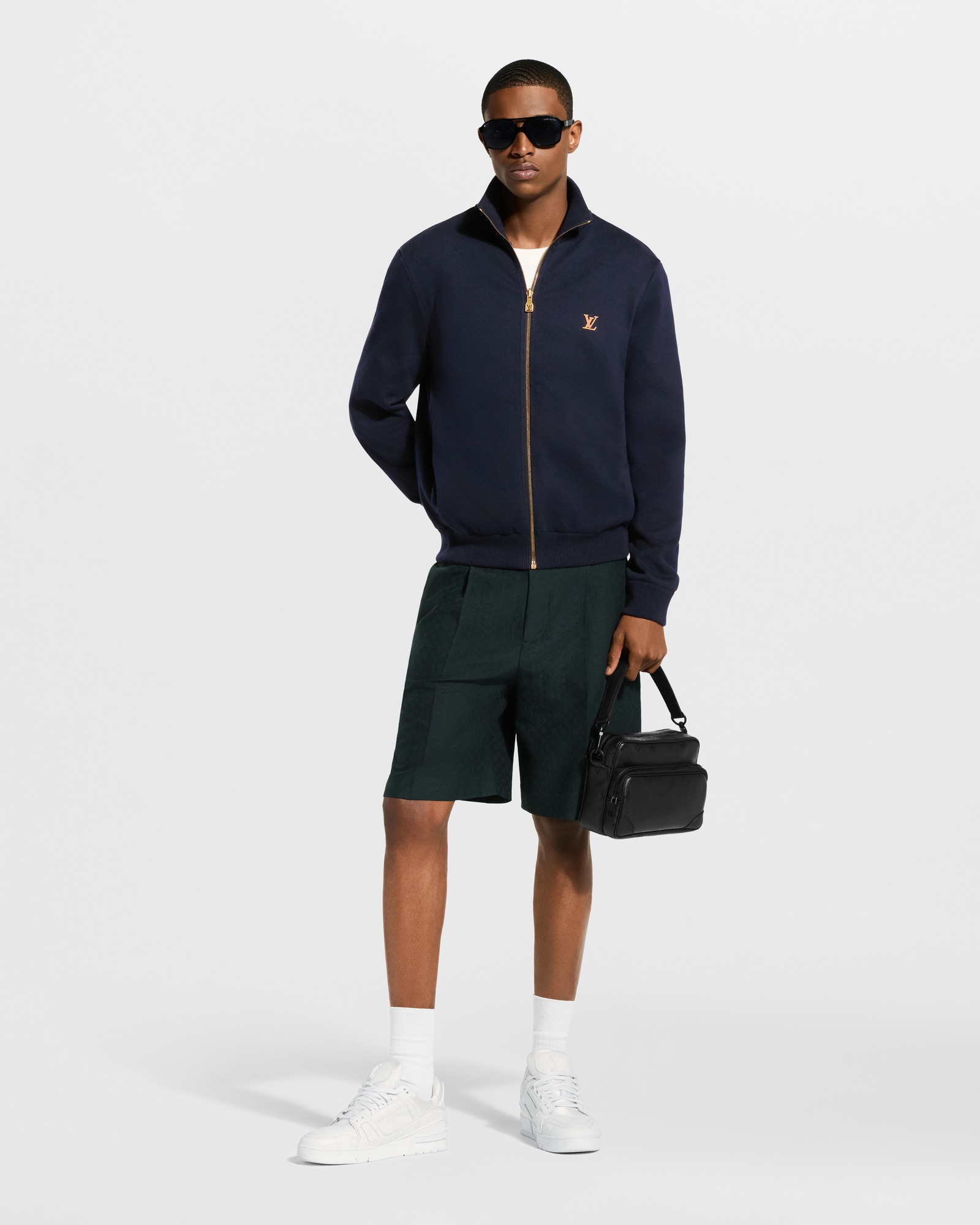 Reversible Nylon Hybrid Track Top - Men - Ready-to-Wear | LOUIS